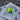 Yellow colored course logo golf ball on a gray towel with a blurred wood background